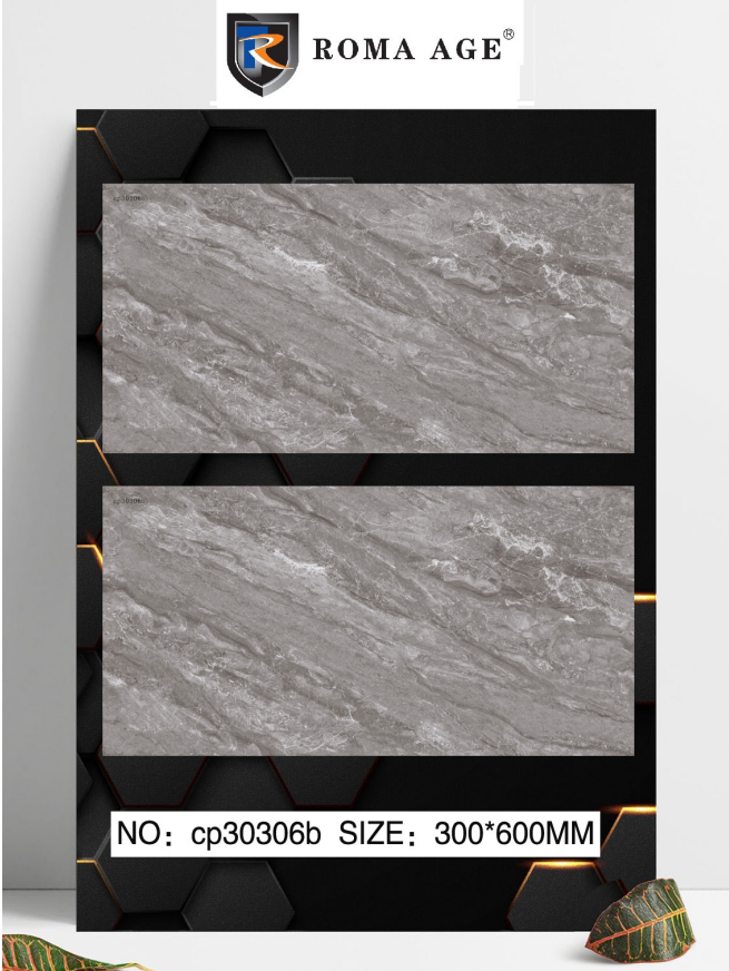 300*600 Cloud Water Gray Tiles τοίχο