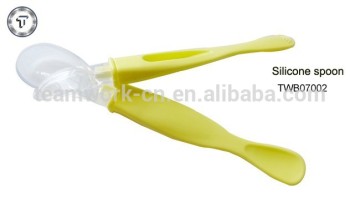 FDA grade silicone baby spoon