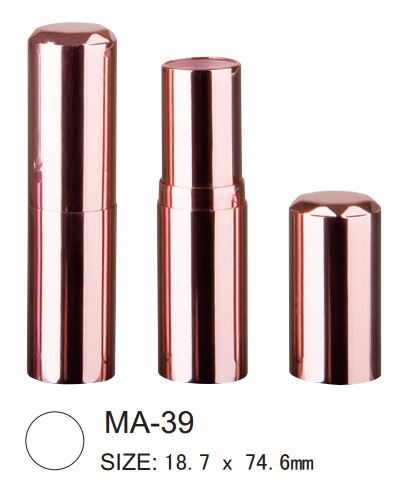 round aluminum lipstick