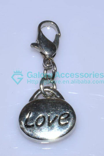 words love engrave slide letter charms custom design