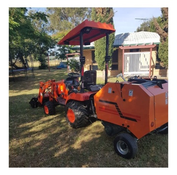 Factory Supply Tractor PTO Driven Mini Round Baler with 80cm Pickup Width