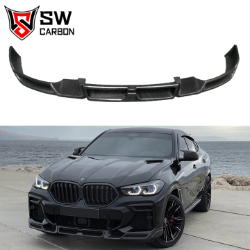 BMW G06 X6 40I/50I/40D Kit per il corpo del labbro anteriore in fibra di carbonio