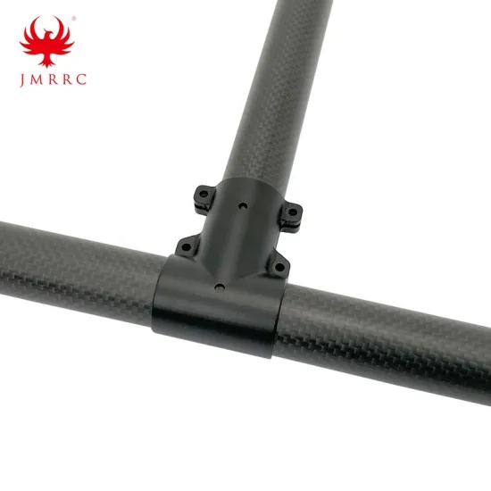 JMRRC 25mm Pipe Connector Land Skid Tee Joint 25mm-25mm Tee Joint Carbon Fiber Tube Joint OD25mm Land For Heavy Payload Drone