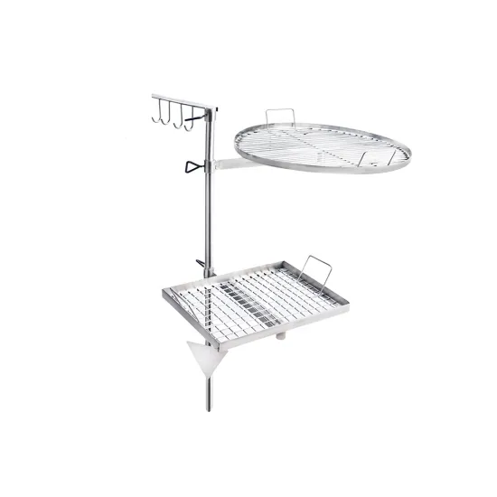 Portable Stainless Steel BBQ Grill for Outdoor Camping and Backyard Use