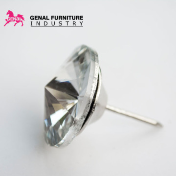 Clear Crystal Shank Buttons in Various Sizes and Colors for Decorative Furniture