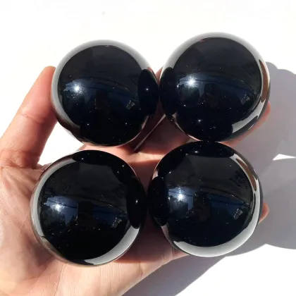 Wholesale Natural Obsidian Stone Spheres - Healing Stone Balls & Quartz Crystal Balls