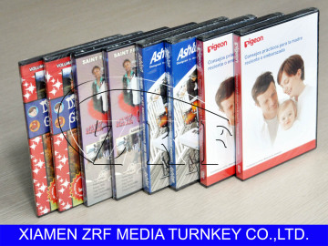 CD DVD Replication Packaging With 5, 7, 14mm Custom PS Cases (CDP-001)