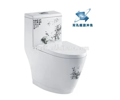 new style toilet fashion Sanitary ware ceramic flower toilet