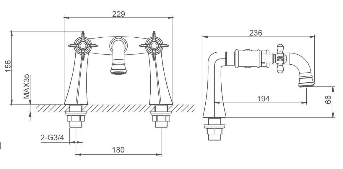 Bath Faucet for tub