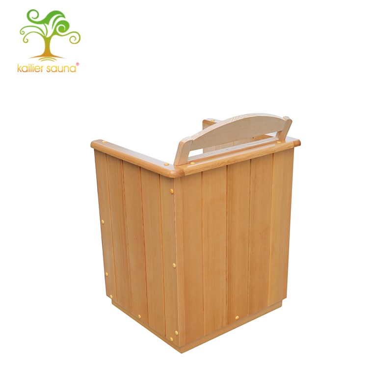 Mini Hemlock Wood Sauna Bathroom Foot Sauna