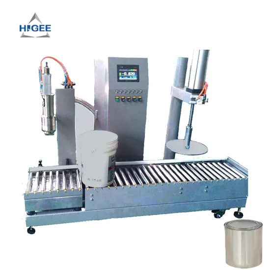 Higee 20L Semi-Automatic Liquid Chemical Filling Machines & Packaging Lines