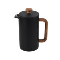 French Press Coffee Maker with Wood Handle