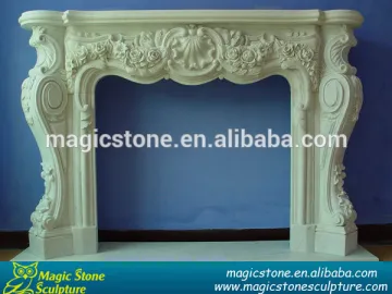 china marble english style fireplace