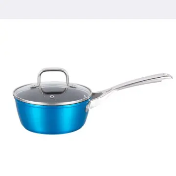 20cm Non-Stick Pots Milk Pot Sauce Pan Metallic Coating Cookware Set