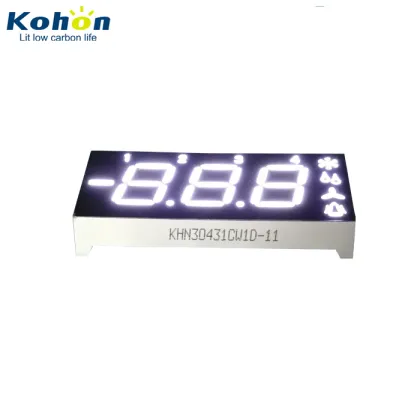 Custom Optoelectronics 7-Segment LED Display for Humidity and Temperature