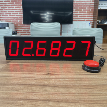 CHEETIE CP04D Stopwatch - 6 Digits, 10 Seconds Challenge Timer for Restaurants