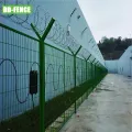 Sistema di allarme in fibra ottica di vibrazione, recinzione di supporto