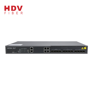 Dostosowany OEM i ODM GPON OLT z 8 portów i wieloma interfejsami obsługi (RIP/OSPF/BGP/ISIS/IPv6)