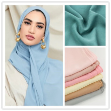 Plain Bubble Chiffon Hijab Shawl Scarf Women 2020 Solid Color Long Shawls and Wraps Muslim Hijabs Scarves Ladies Foulard Femme