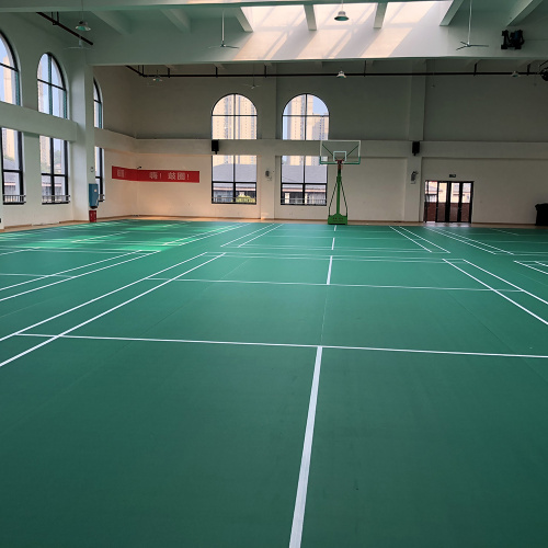 BWF approved court floor/pvc badminton floor mat