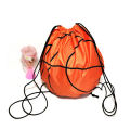 Single Basketball Shape Drawstring Backpack