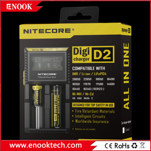 100% Original Nitecore D2 Battery Charger