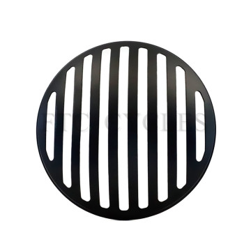 Steel Matte Black Grille Motorcycle Headlight Cover for Harley Cafe Racer