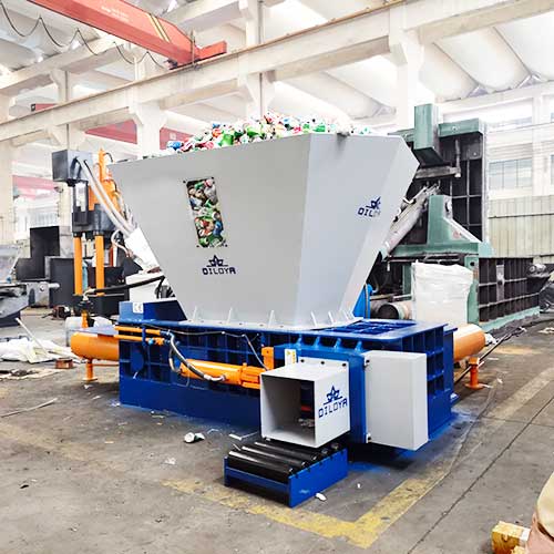 Pressing Aluminium Cans, 125Ton Aluminum Tins Baling Press, Low Price UBC Baling Press