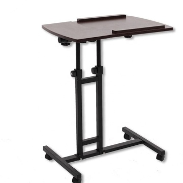 Adjustable Lift Laptop Table with Foldable Design and Universal Wheels