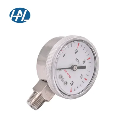 Stainless Steel Pressure Gauge for Laboratory Instruments