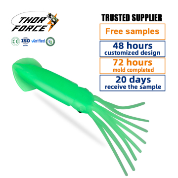 THORFORCE Multi-Dimension High Quality Artificial Plastic Soft Bait Rubber Octopus Squid Fishing Lures Skirts - New Arrival