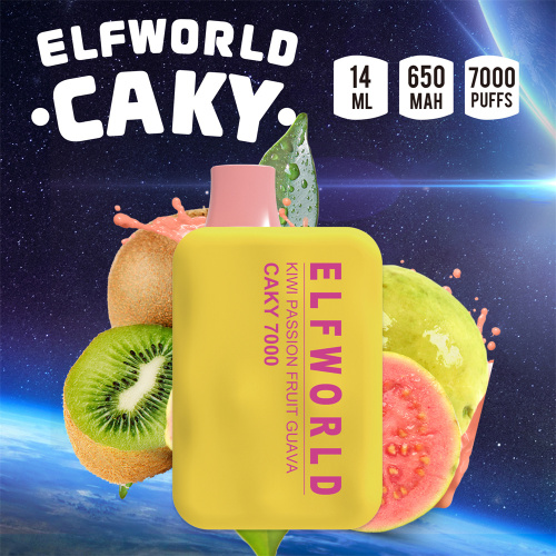 ELF WORLD Caky 7000Puffs With 650mah Rechargeable Battery