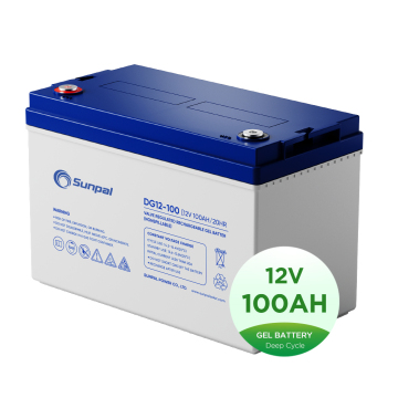 Batteria al piombo sigillato SunPal: Batteria di gel di ciclo profondo ricaricabile da 12 V - da 100 a 250 AH