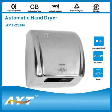 Stainless steel automatic hand drier