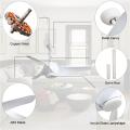 Modern Simple Electrical ABS Blades Iron Ceiling Fan