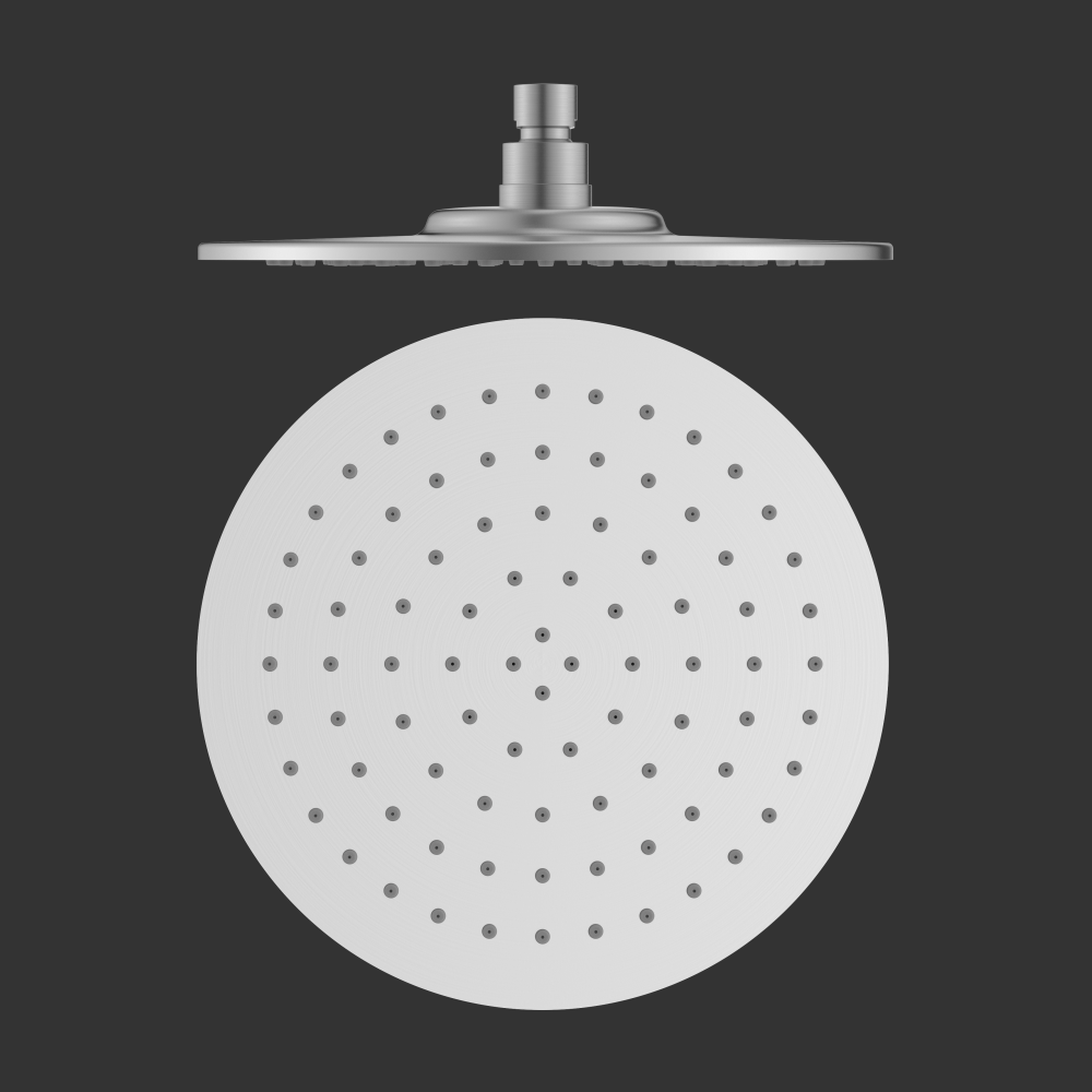 316 Stainless Steel Rainfall Shower Head 6mm Thickness