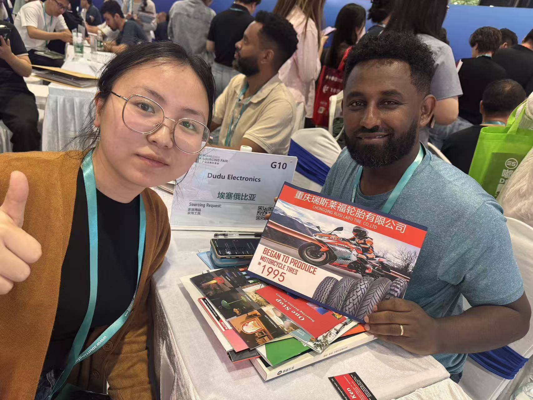 Glory Returns to Canton Fair! KUMA Brand Tires under Ruisilaifu Are Sought-After by Merchants Worldwide3