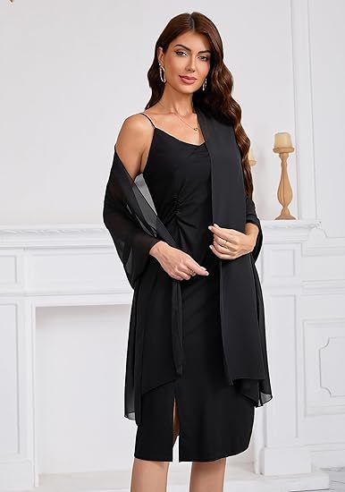 Women's Shawls and Wraps for Evening Dress Chiffon Shawl Soft Elegant Silky Pashmina Wedding Bridal Scarf