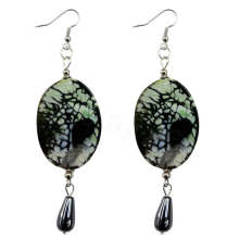 Natural Gemstone Agate Earring