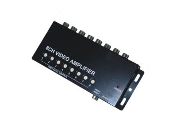 Dc 12v Independently Adjustable One Rca Video Input, Eight Rca Video Output 8ch Car Video Amplifier