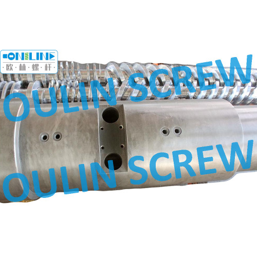 65/132 Twin Conical Screw Barrel for PVC Sheet, Profiles, Pipe, Board