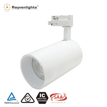 10W Track Rail Light: CE ROHS Certified 10W LED COB Track Light with Three-Year Warranty