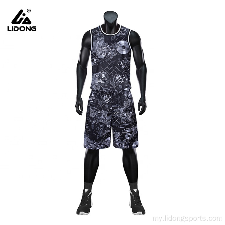 လူသစ်များရောက်ရှိလာသော New Sublimation Basketball ဘတ်စကက်ဘော