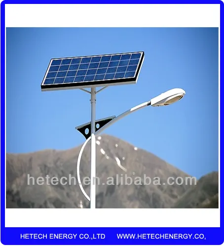 120w solar led light with 8m light pole