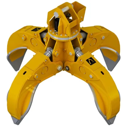 China Hydraulic Orange Peel Grapples for Excavators and Trucks