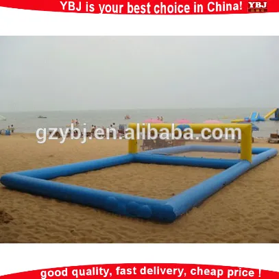 Commercial PVC Grade Inflatable Beach Water Volleyball Court