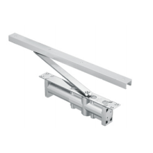 Ferme-porte caché en alliage d&#39;aluminium 45-65 kg