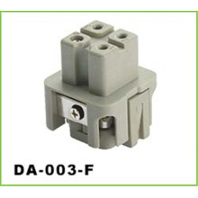 Conector eléctrico rectangular de servicio pesado de 72 pines