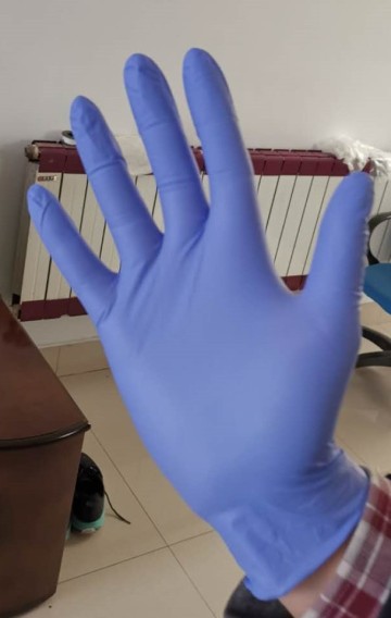 Clear Cooking Gloves in house