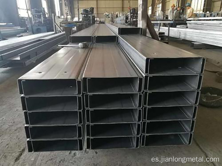 ASTM A36 Galvanized Cold Formed Sección Estructural de acero